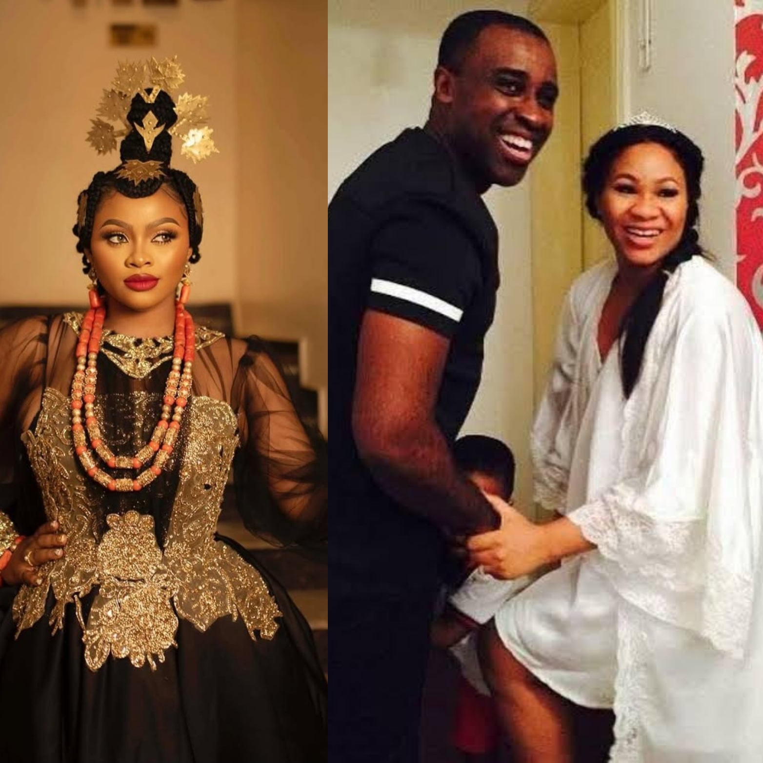 BBNaija star Tega Dominic seemingly responds after Frank Edoho