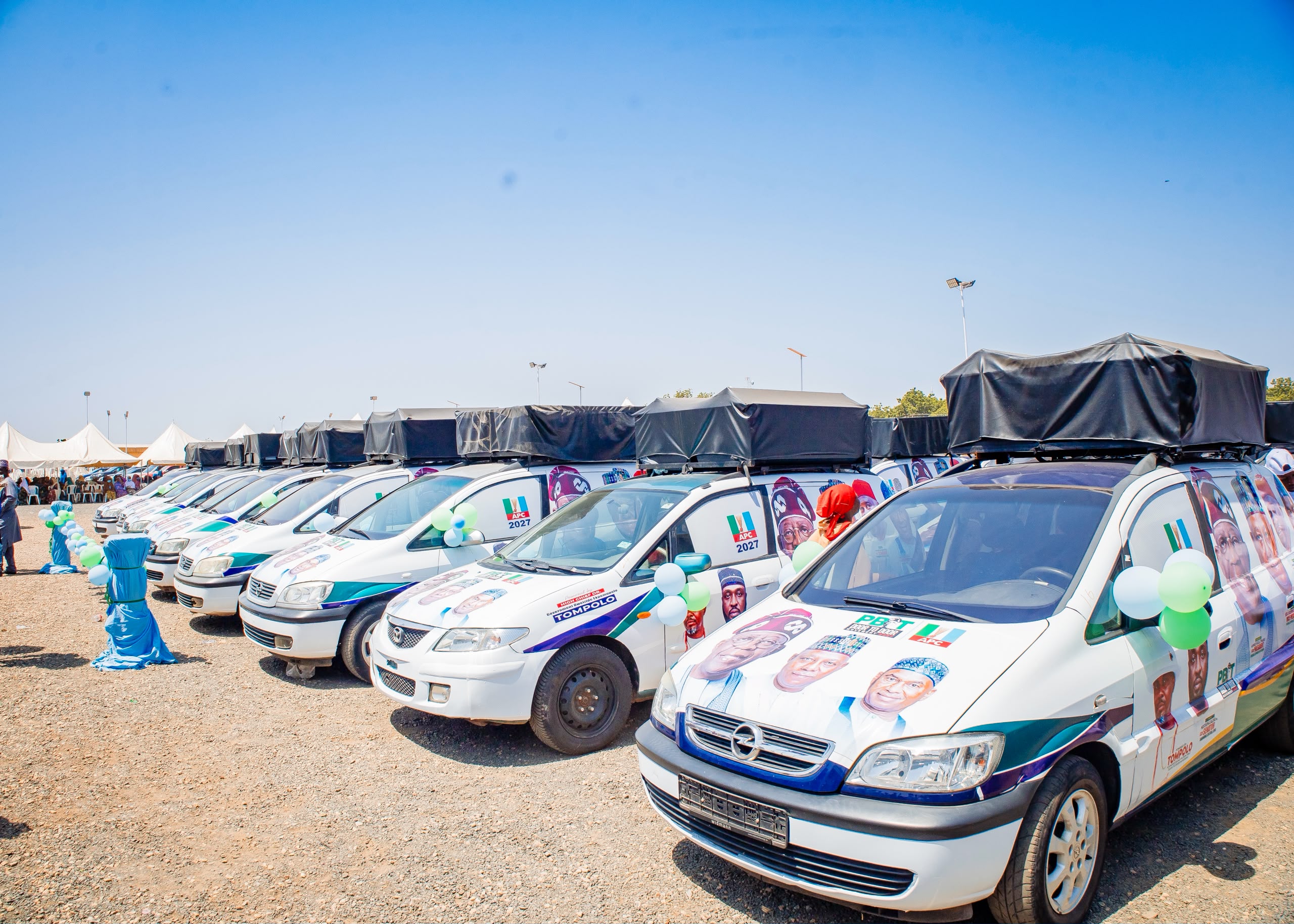 2027: Tompolo Strengthens Tinubu's Re-election Drive In Adamawa, Presents 35 Campaign Vehicles
