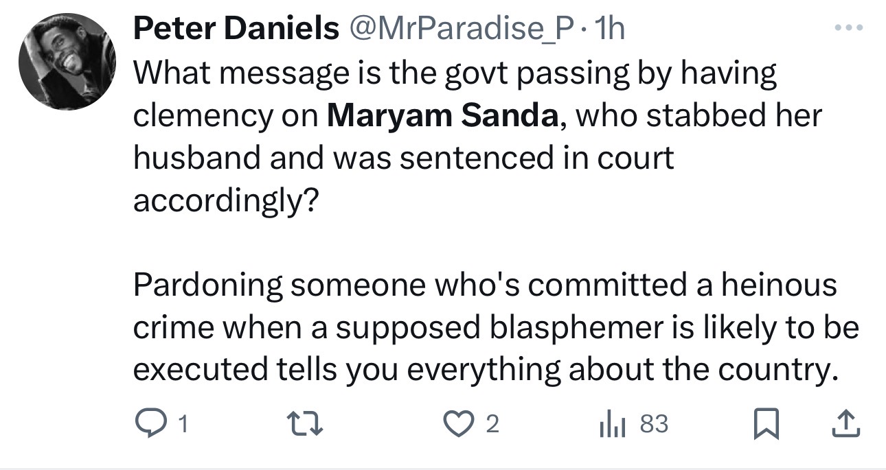 Nigerians react to reports of convicted husband k!ller, Maryam Sanda, receiving Tinubu?s presidential pardon