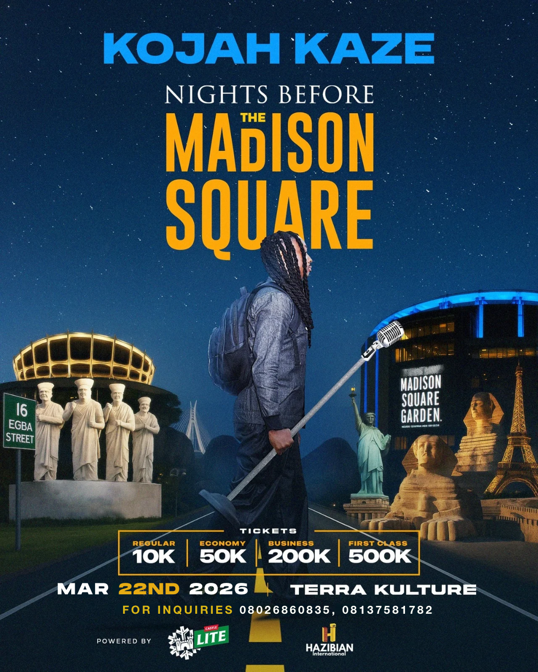 Nigerian Sensation Kojah Kaze Announces ?Nights Before The Madison Square?, A Landmark Comedy Special at Terra Kulture