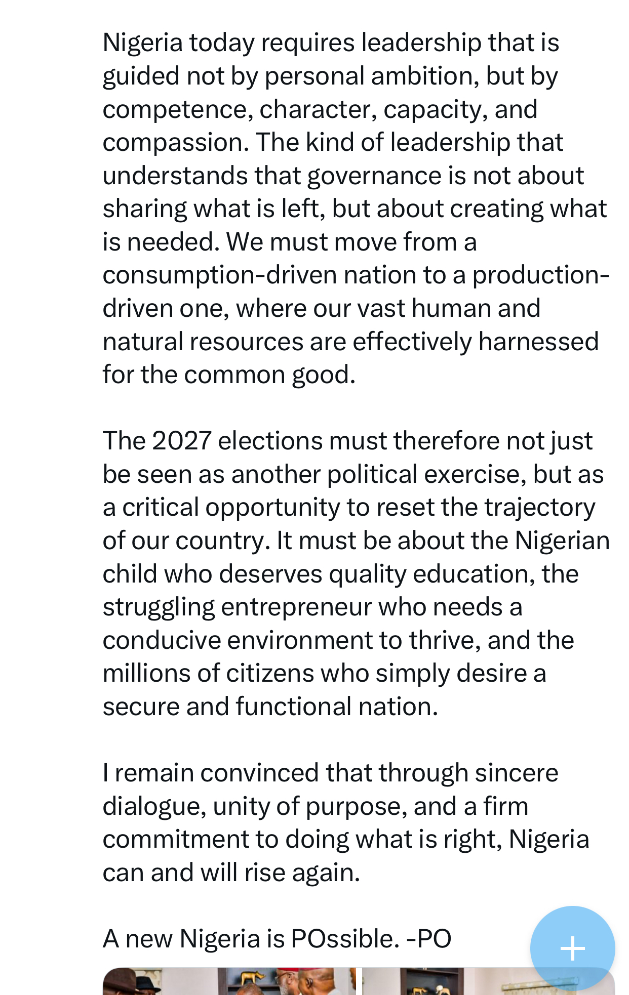 Peter Obi reveals details of his meeting with Former President Goodluck Jonathan