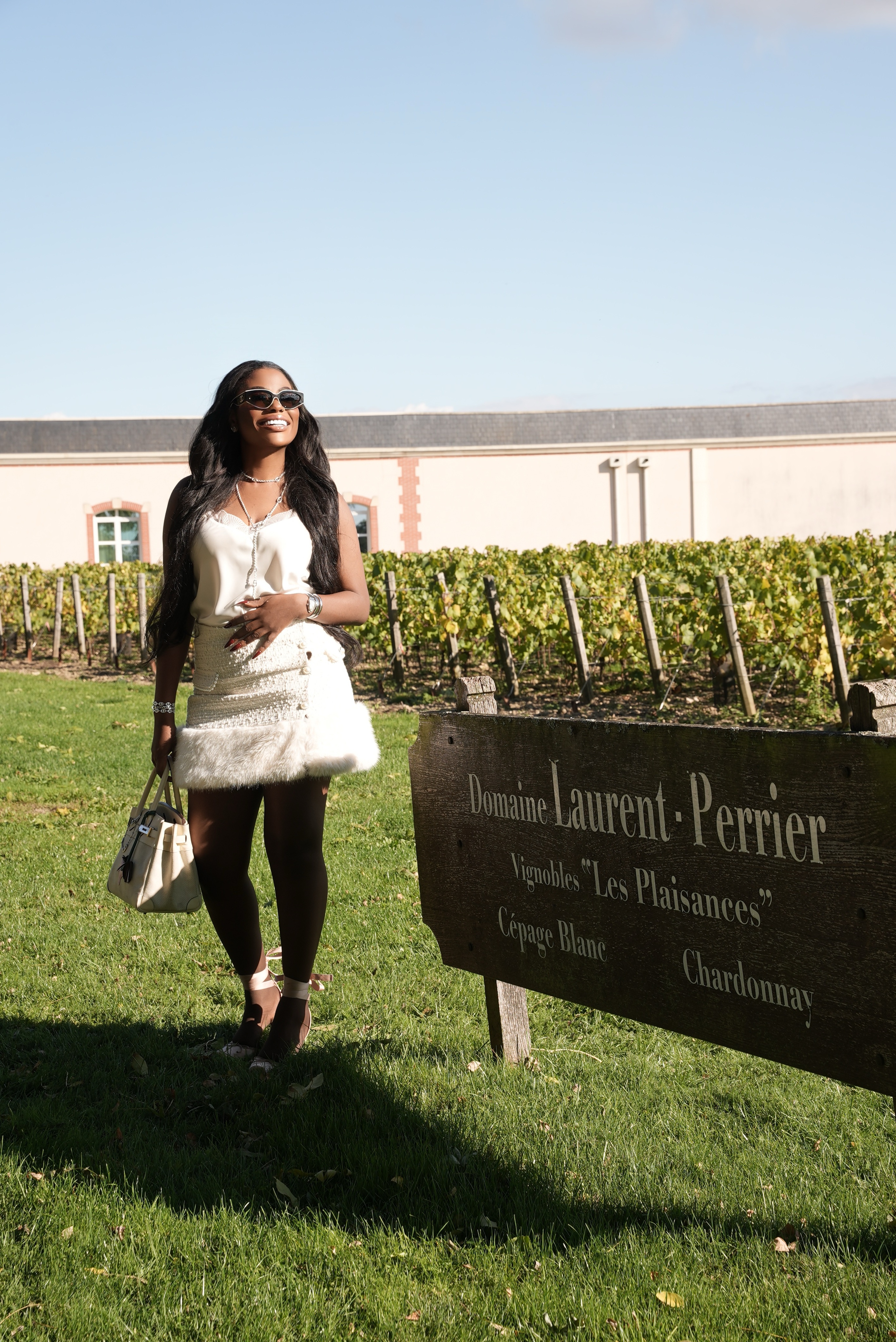 ?As a typical champagne girl, I have enjoyed myself today? - Sophia Momodu tours Champagne Laurent-Perrier in France