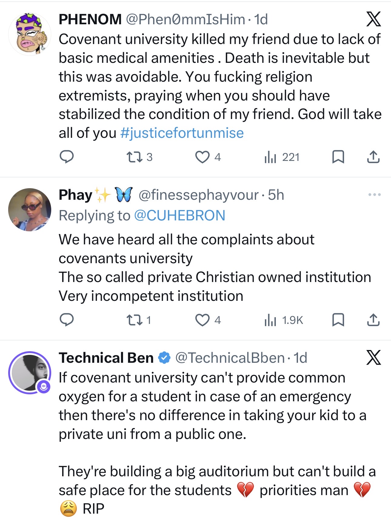 500-level Covenant University student d!es after developing breathing problem while playing football on campus