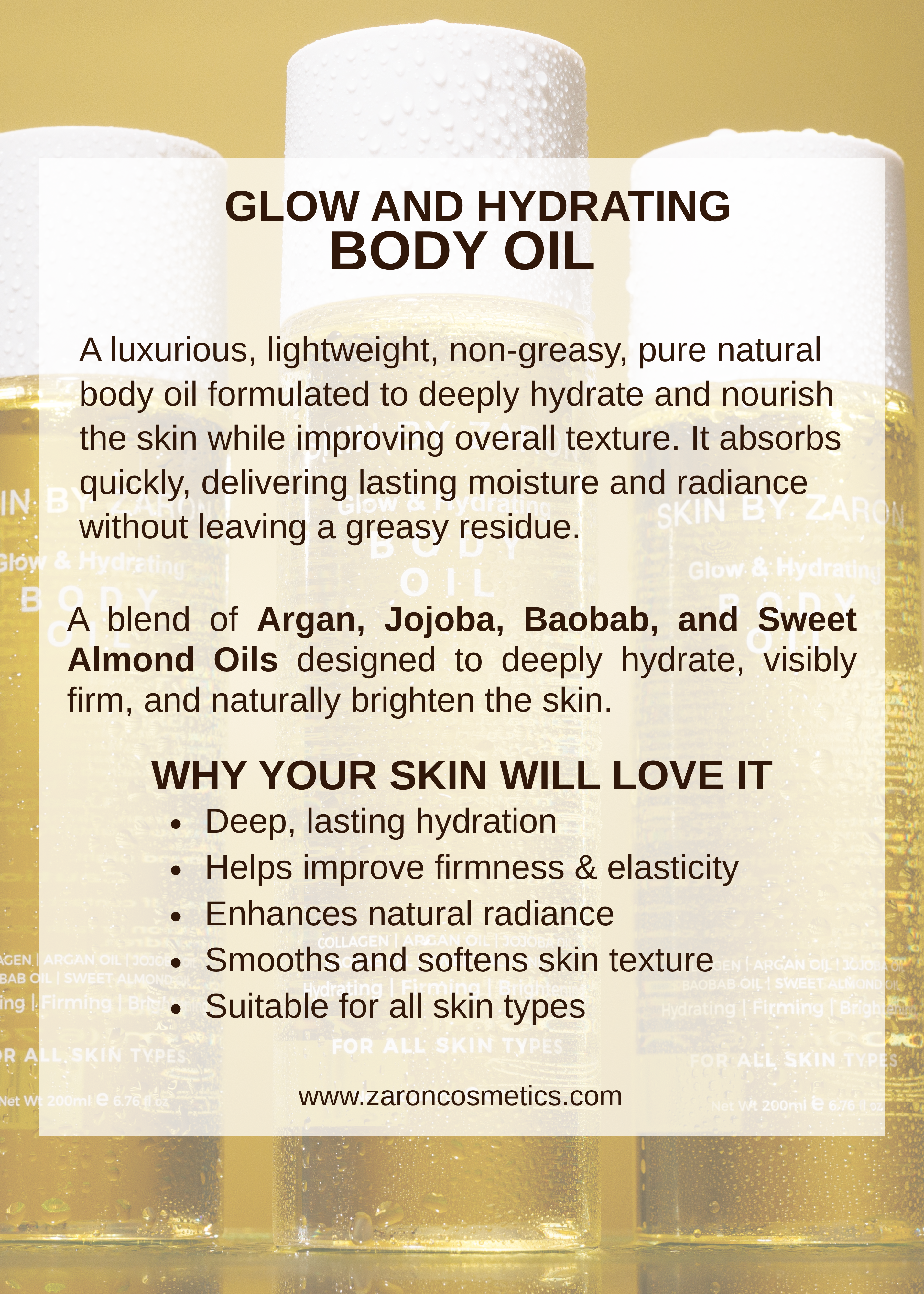 SkinByZaron Launches Its Highly Anticipated Glow &amp; Hydrating Body Oil