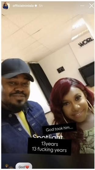 Sad! Singer Niniola loses husband