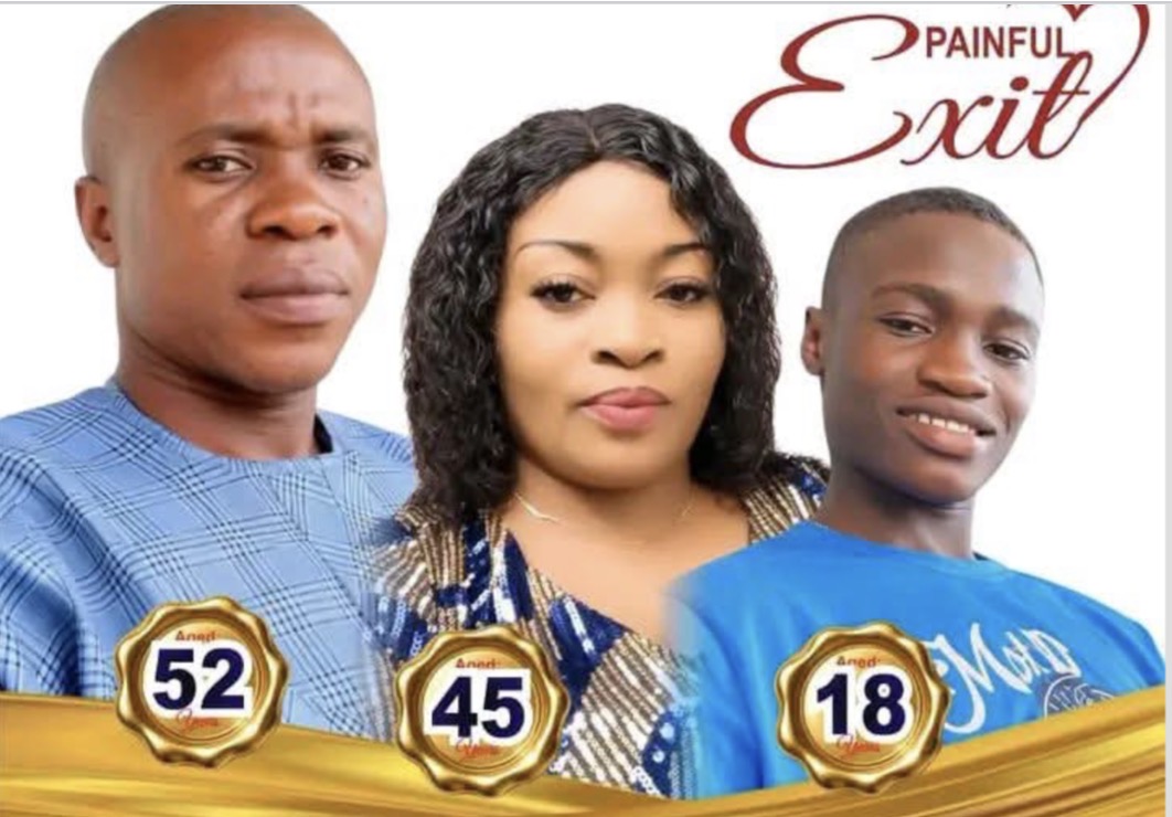 Nigerian pastor mourns friend who died in motor accident alongside wife and son
