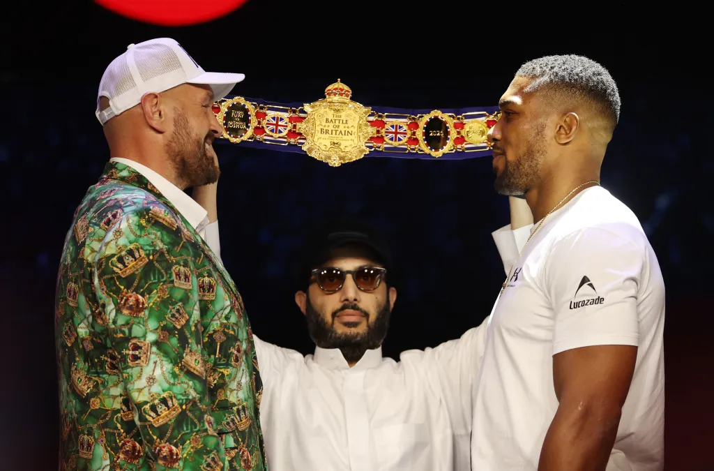 First look at never-before-seen Tyson Fury vs Anthony Joshua belt for the winner of historic fight