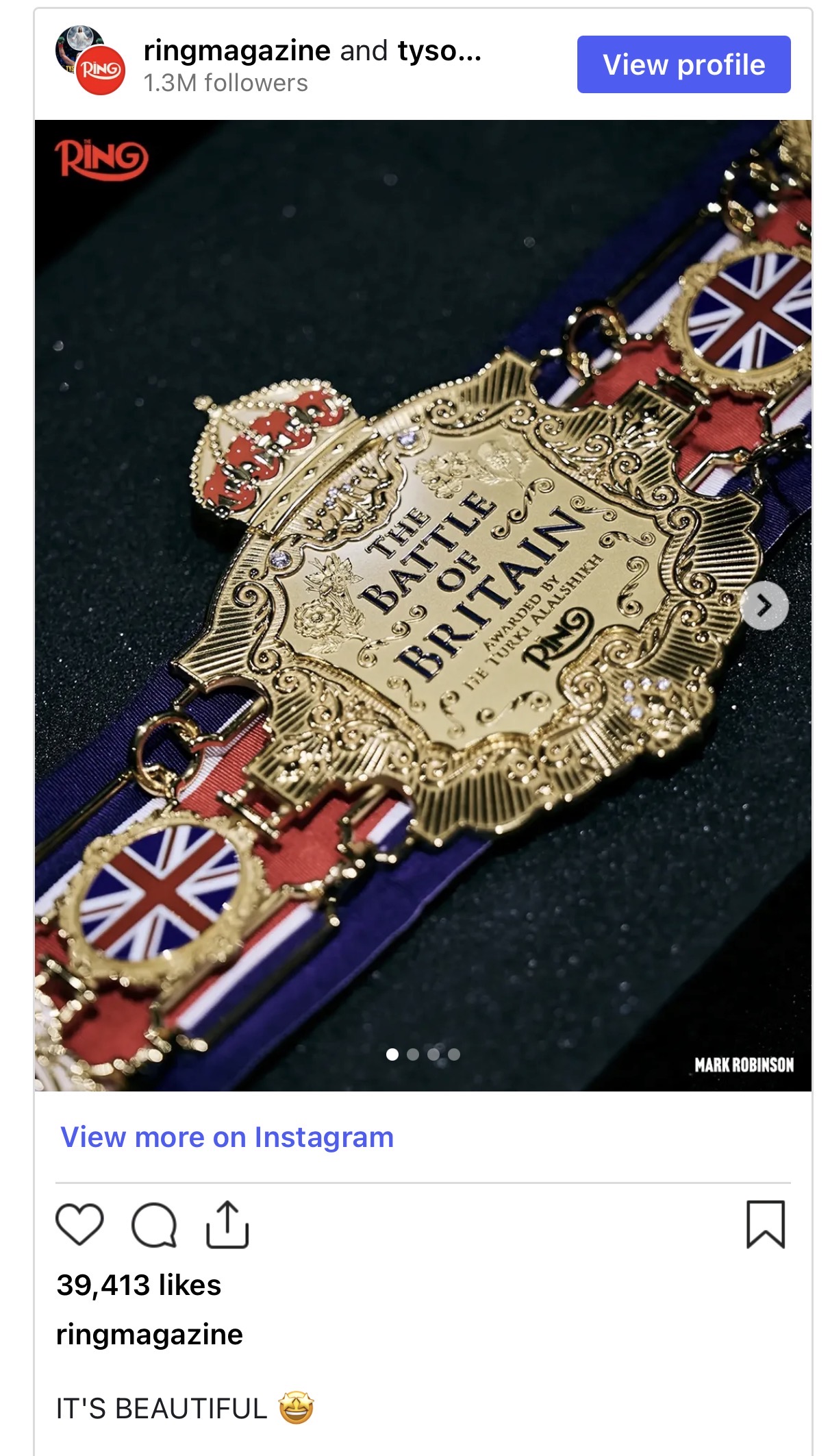 First look at never-before-seen Tyson Fury vs Anthony Joshua belt for the winner of historic fight