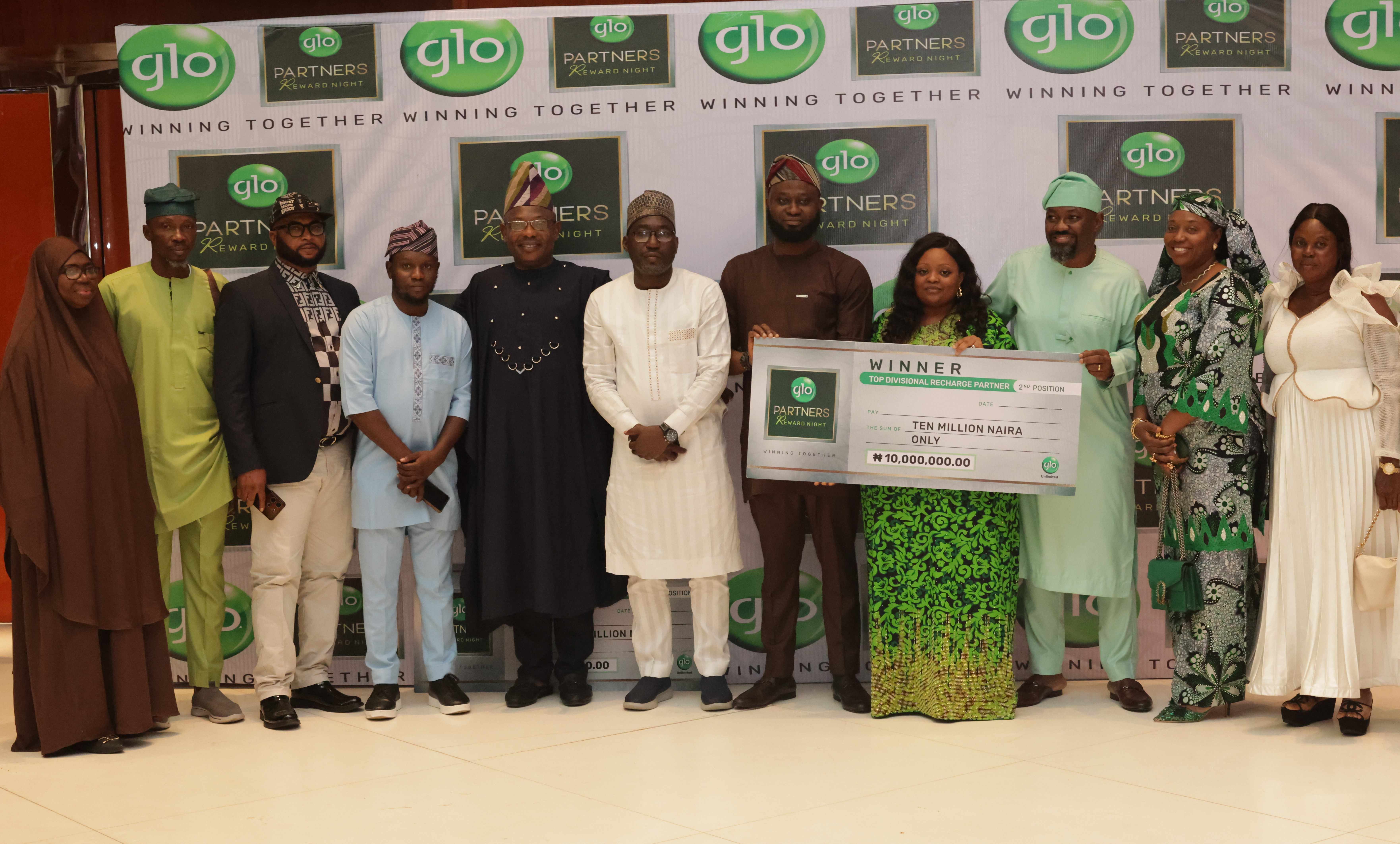 Glo Rewards Top Partners with Millions at Appreciation Gala