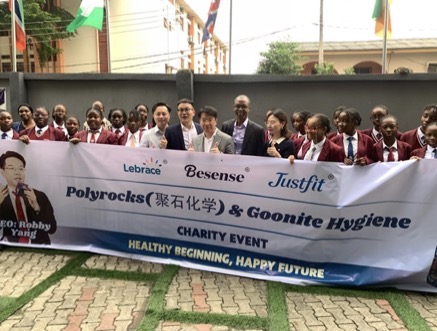 Polyrocks & Goonite Hygiene Connect with Caleb British School Students & Ojuwoye Market
