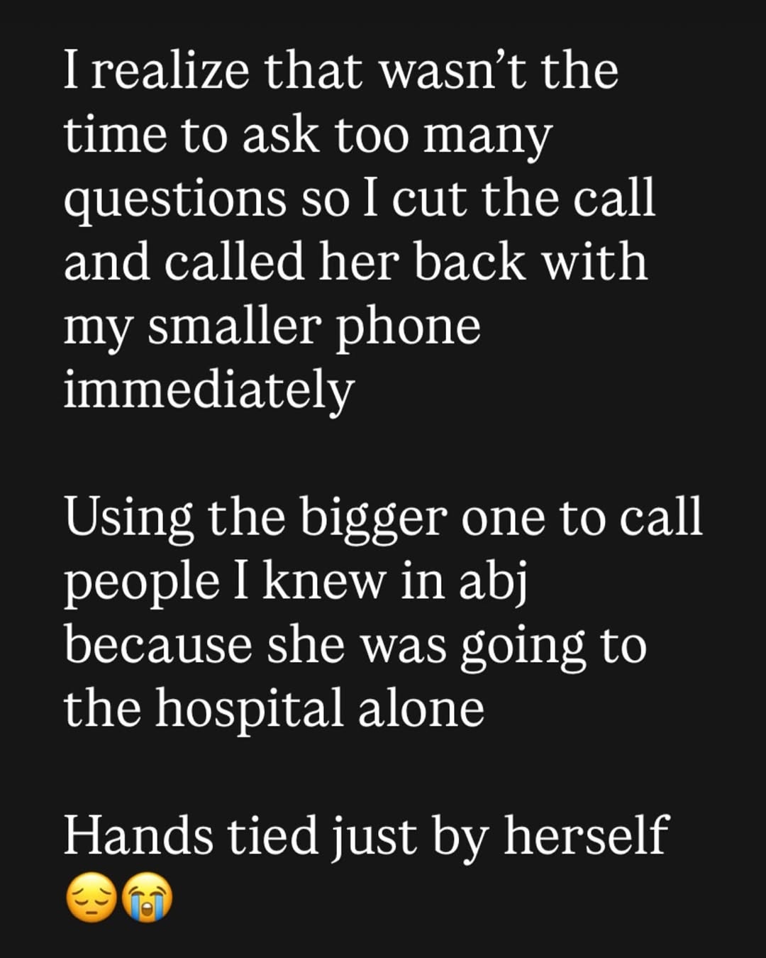 "I hate the country so much," Ifunanya Nwangene