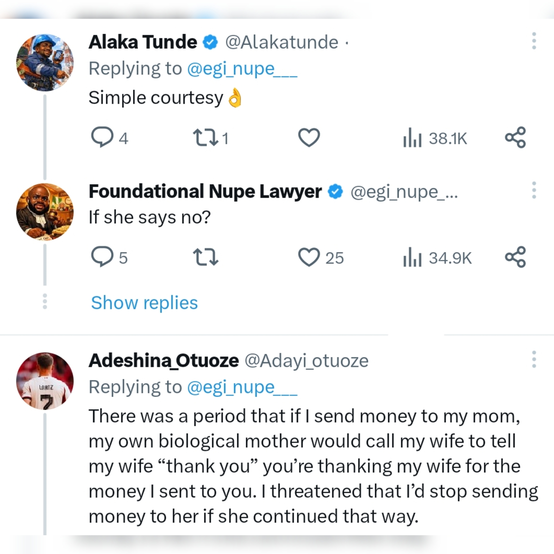 X user sparks debate on whether you should inform your brothers wife before visiting his home