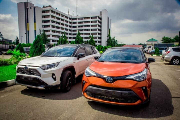 Police recover two cars stolen from Netherlands and shipped to Nigeria