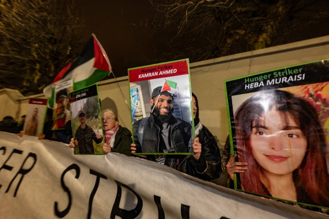 Three Palestine protesters end hunger strike after 73 days without food