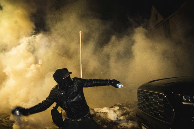 ICE shoots man in the leg and fires tear gas on children and protesters