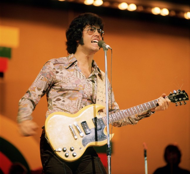 The Osmond brothers, including Alan, during their active performing years.