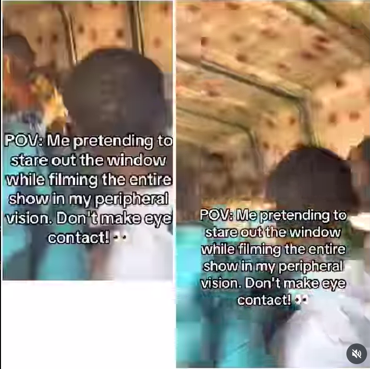 Moment passenger brings out kn!fe during argument with bus conductor in Lagos