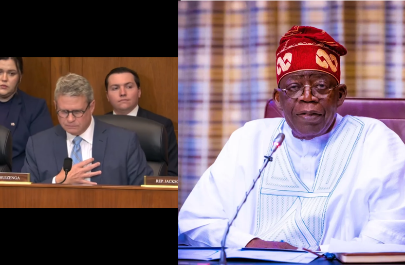 Tinubu?s government is sitting back, not doing enough,?- US Congressman Bill Huizenga fights back tears over k!llings in Nigeria (Video)