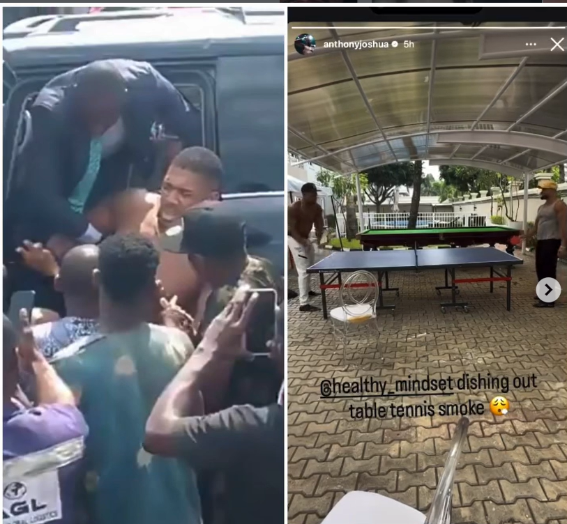 Last video Anthony Joshua shared before the fatal road accident he was involved in