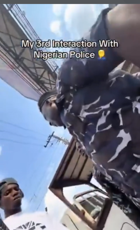 This is the third time police have harassed me since my visit to Nigeria - Young American artist alleges as he shares video of a confrontation with Nigerian police officers in Benin City