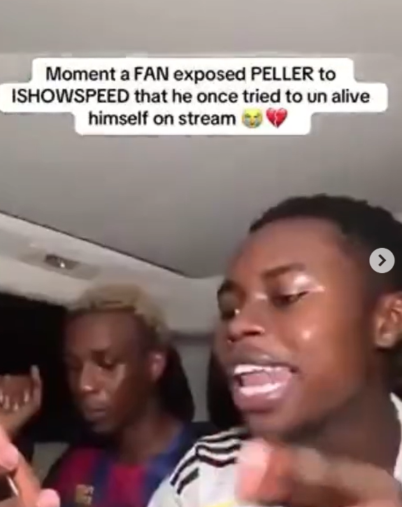 Nigerian streamer Peller begs his fans after getting bounced from seeing American streamer IShowSpeed