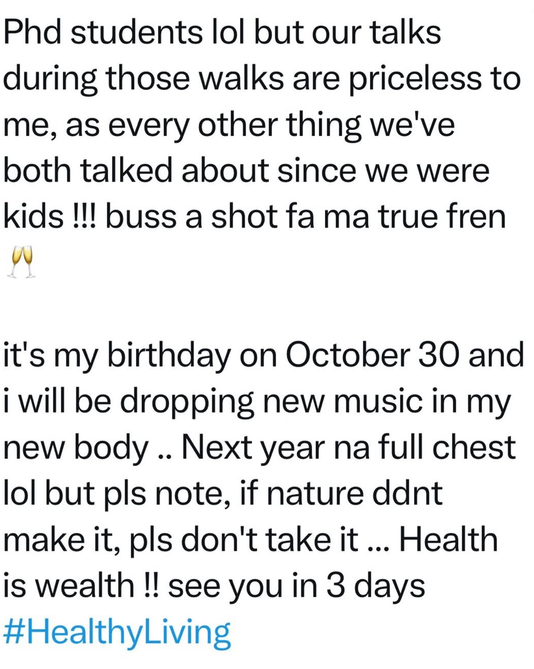 Rapper Ice Prince shares inspiring fitness journey ahead of birthday