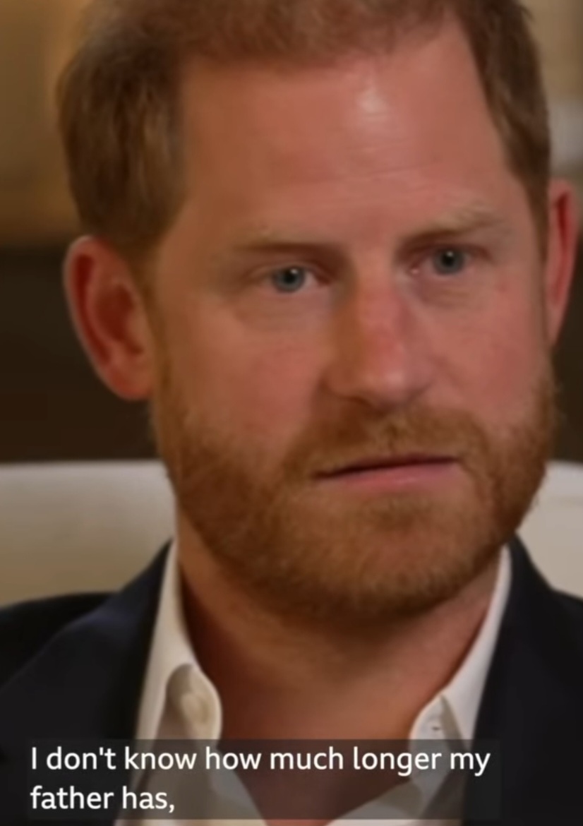 "I don't know how much longer my father has" Prince Harry says he's ready for reconciliation with his father, King Charles, but he won't speak to him (video)