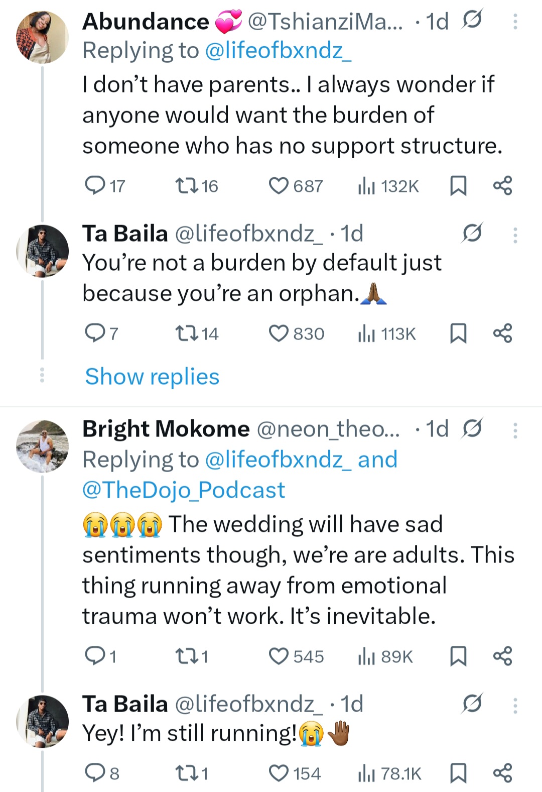 Man reveals why he does not want to be with a woman whose parents are still alive