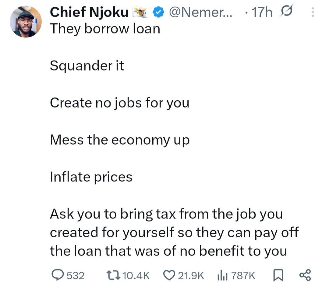 Nigerians laments about being taxed without benefitting from it