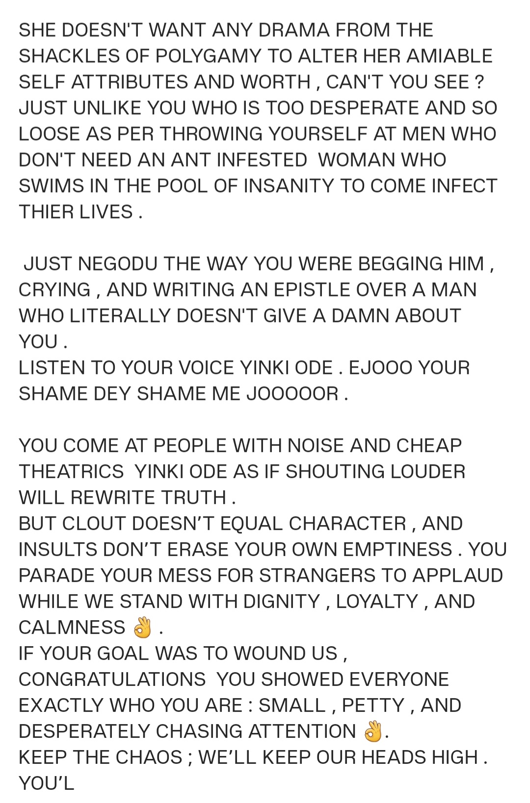 &quot;I don't like her and I'll never like her&quot; Actress Rita Edochie calls out Yinka Theisen