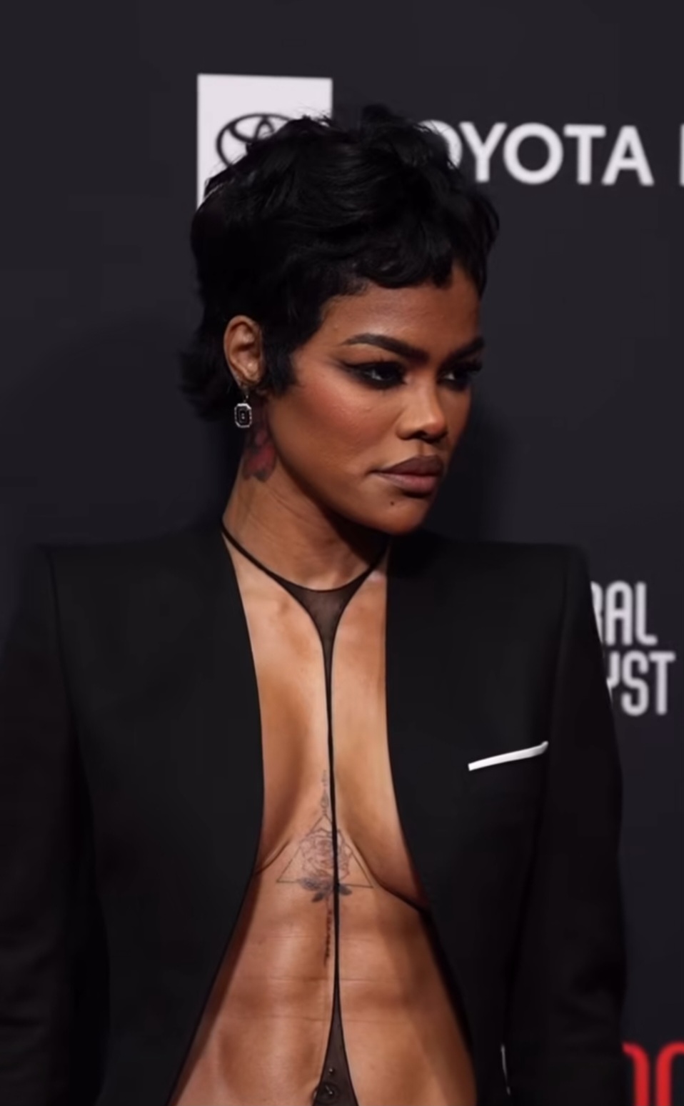 Singer, Teyana Taylor grabs attention with daring outfit as she attends TIME100 Next event