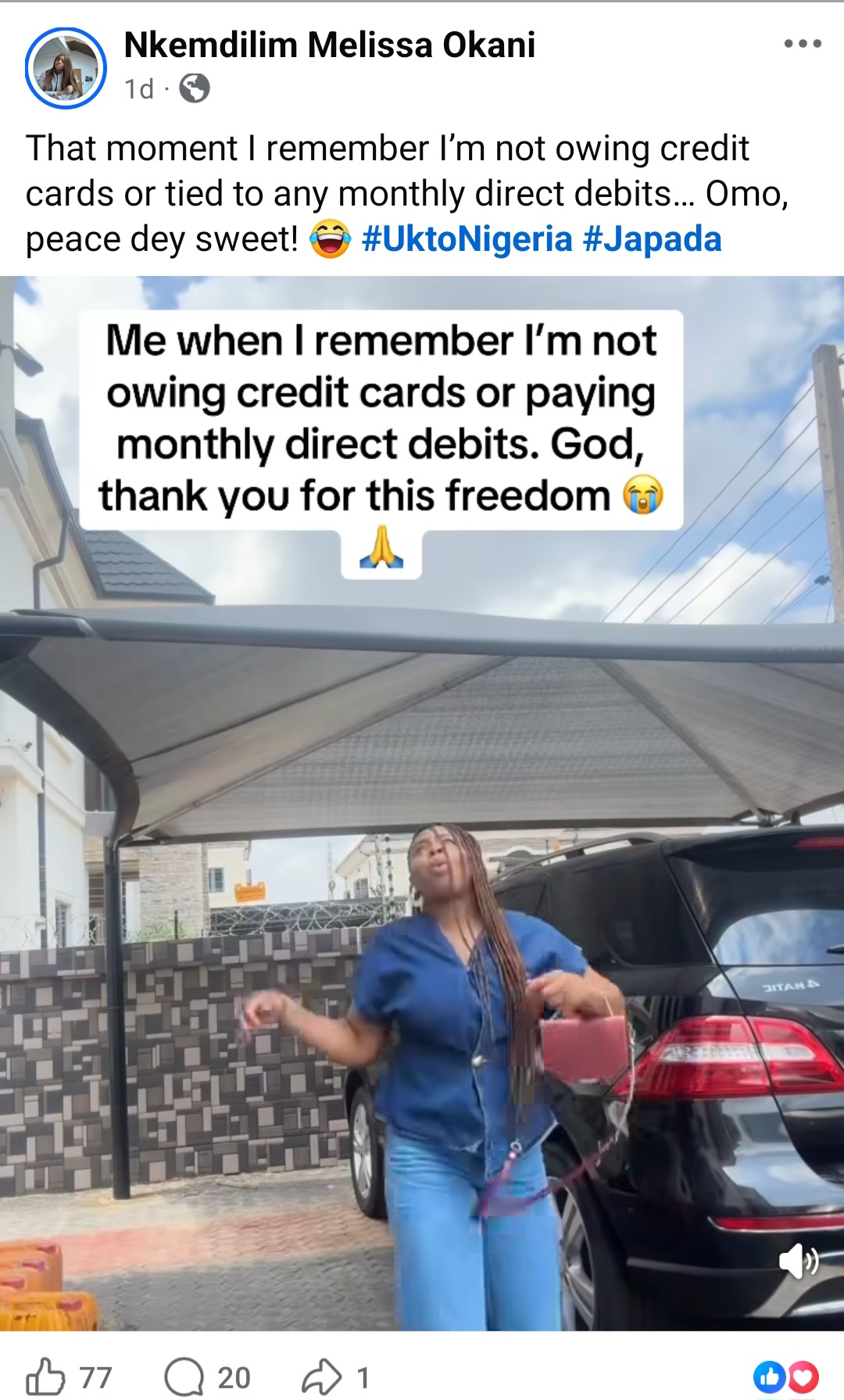 Woman who relocated back to Nigeria from UK gives reasons for her action