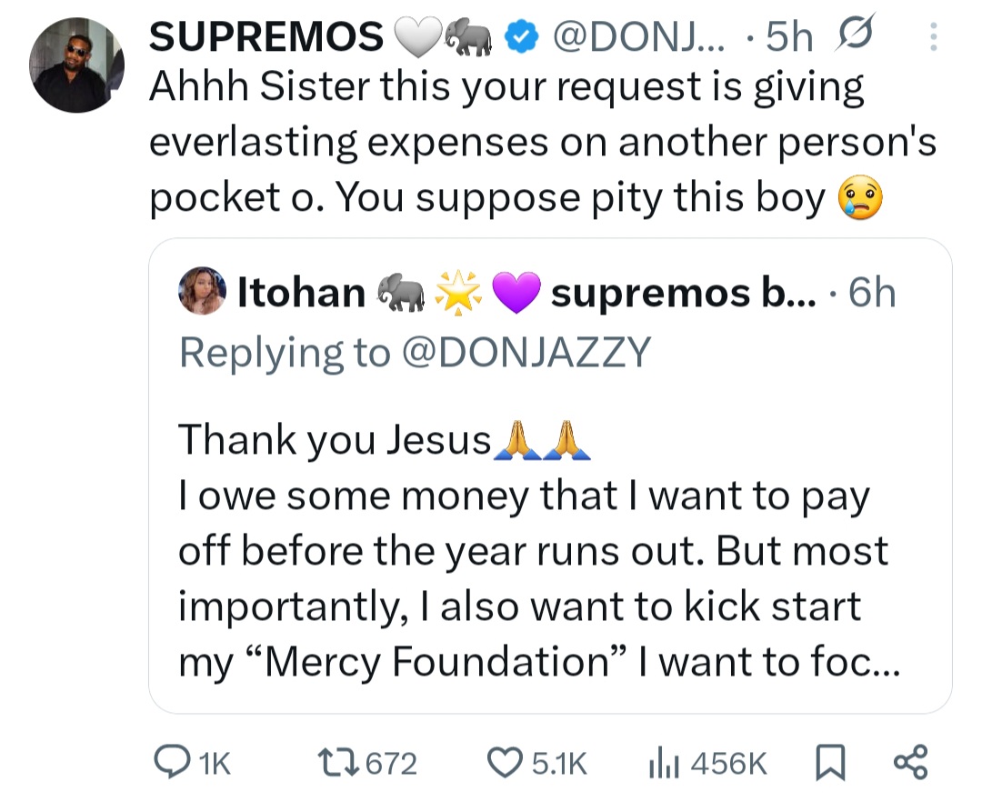 Don Jazzy responds to beggar who made 