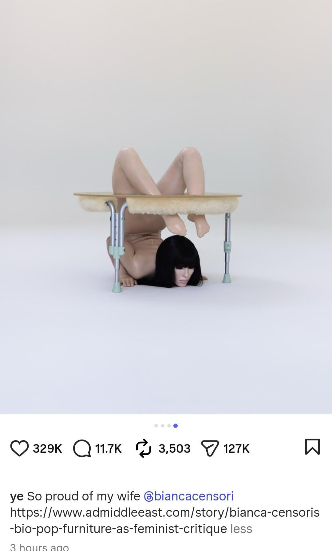 Kanye West says he is