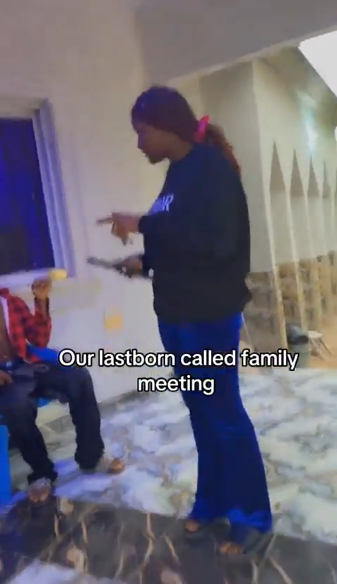 Our last-born called for a family meeting ? lady shares hilarious video