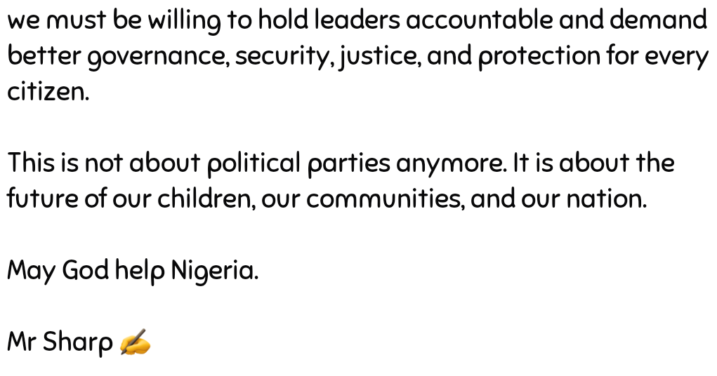 Man apologises to Nigerians he influenced to support APC, says hardship and insecurity forced him to rethink views