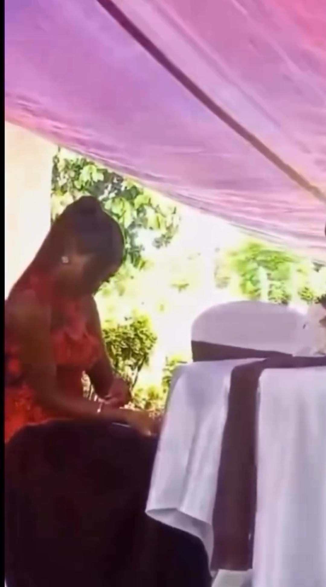 US-based Liberian man calls out fiancée after travelling to Liberia to propose