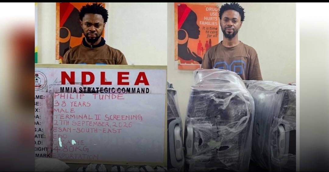 “I invested the N16m my company paid me for retirement” — Lagos businessman arrested with 16 parcels, 195 wraps of c+c@ine