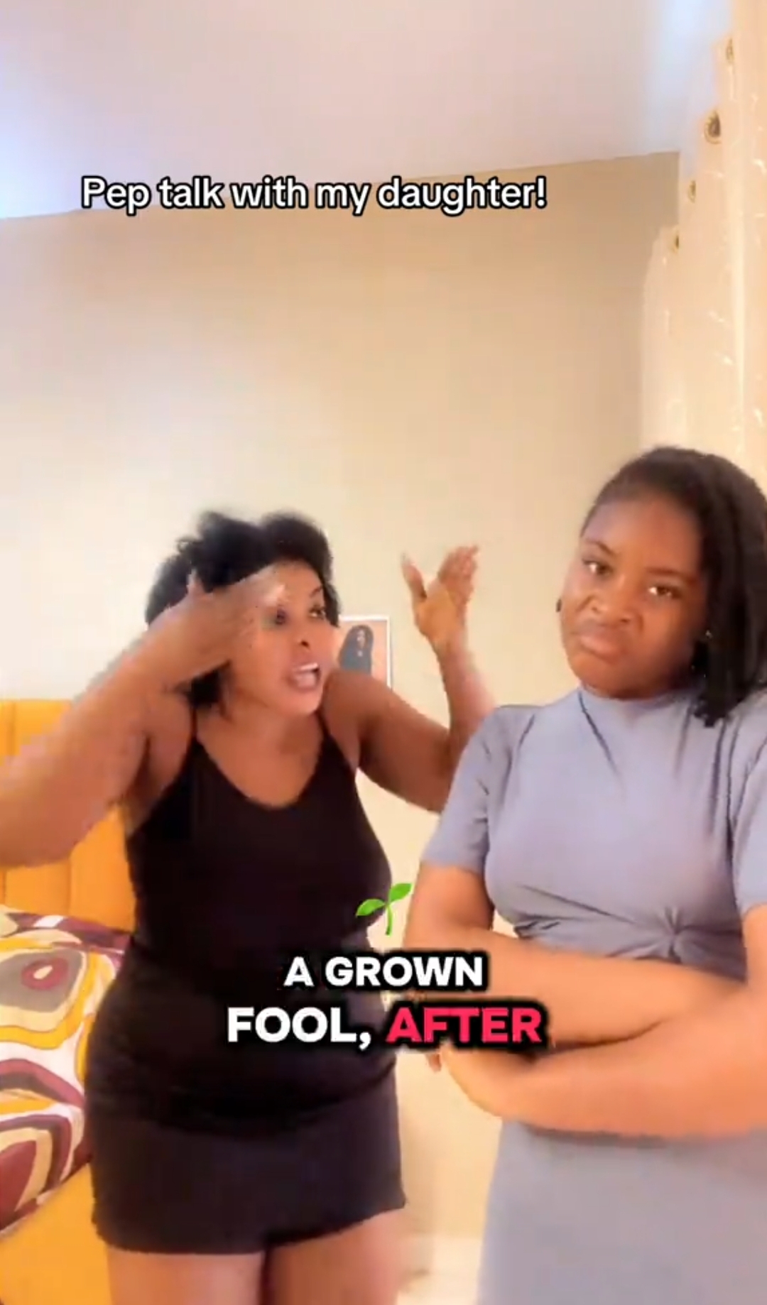 “Ask them why they are not going for their age mates” — Mother warns daughter about older men