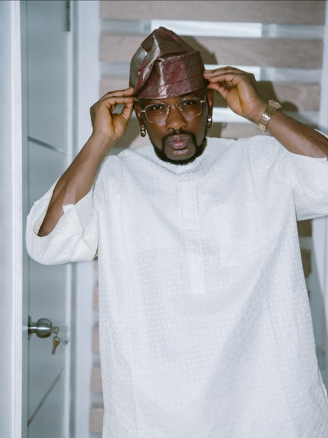 Photos of Nigerian celebrities at singer Zlatan and Davita’s wedding.
