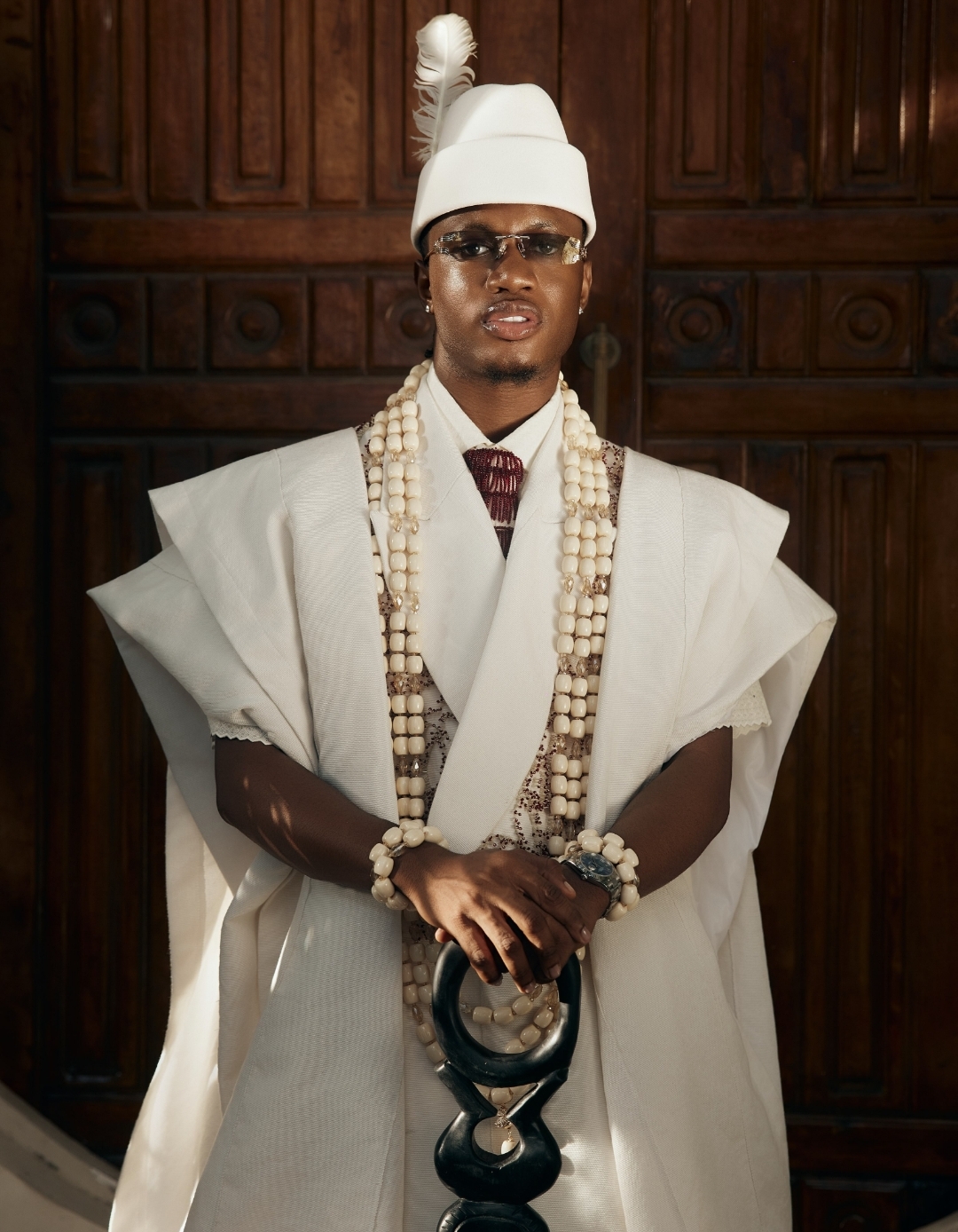 Photos of Nigerian celebrities at singer Zlatan and Davita’s wedding.