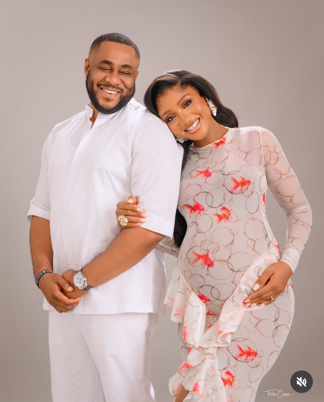 Former beauty queen Powede Awujo and husband Ikenna welcome third child  (photos)