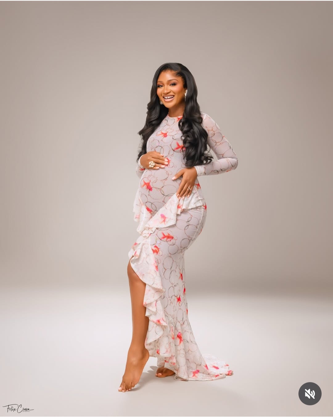 Former beauty queen Powede Awujo and husband Ikenna welcome third child  (photos)