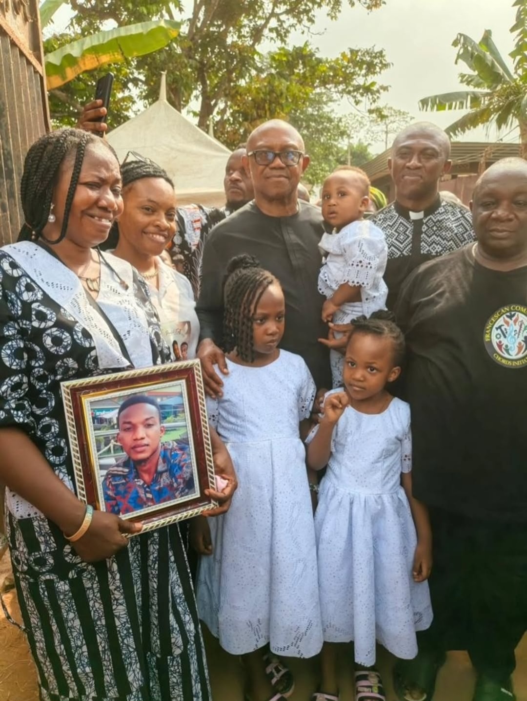 "This is a national loss" Peter Obi writes as he attends funeral of 3 brothers k!lled in fire at Great Nigeria Insurance House
