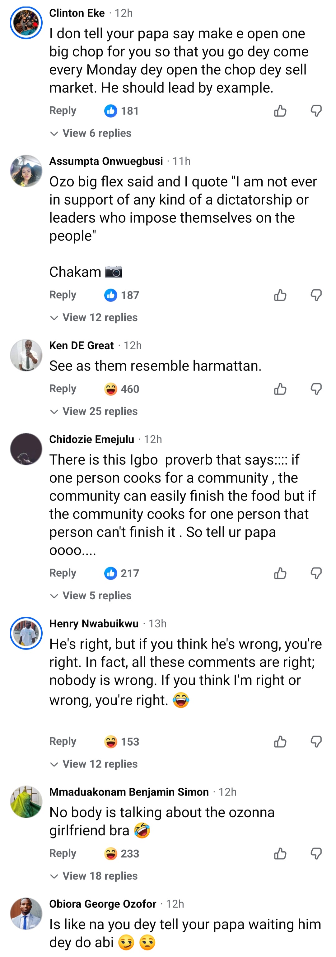 Ozonna Soludo edits his post after he got dragged for his comment on sit-at-home shortly after his father Gov. Soludo locked shops of traders who obeyed sit-at-home order