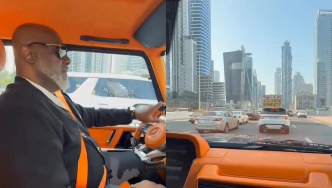 Senator Dino Melaye gets dragged as he shows off the beauty of another nation while stating that wicked Nigerian leaders should be jailed for the condition of Nigeria