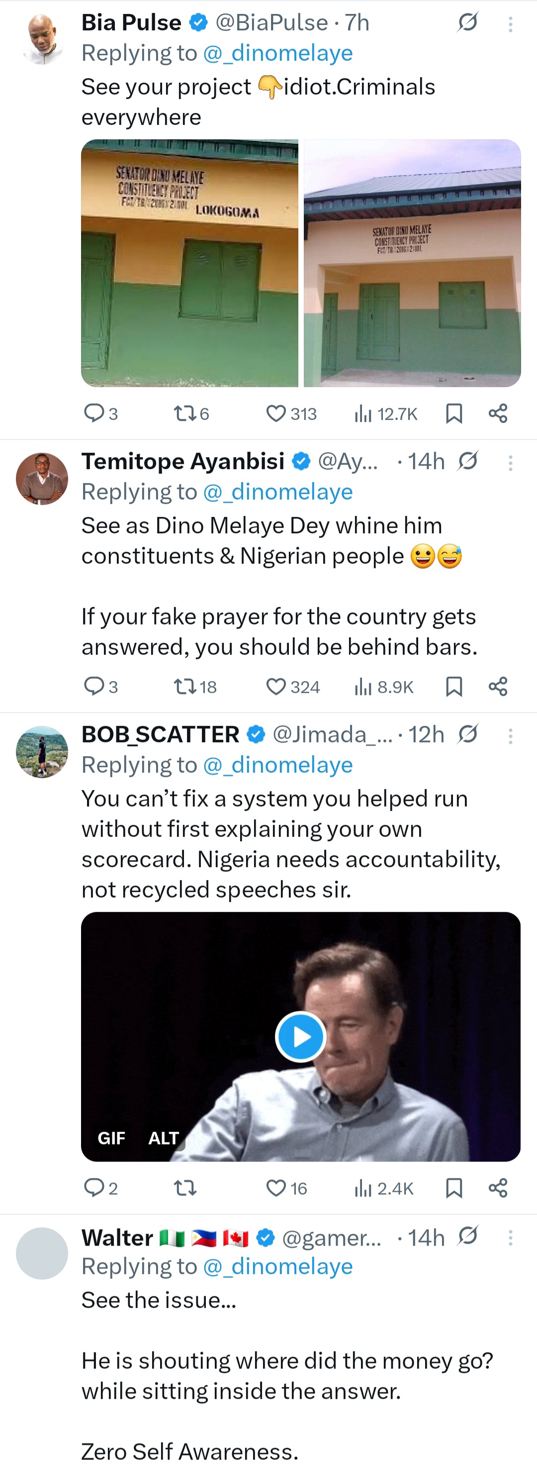Senator Dino Melaye gets dragged as he shows off the beauty of another nation while stating that wicked Nigerian leaders should be jailed for the condition of Nigeria