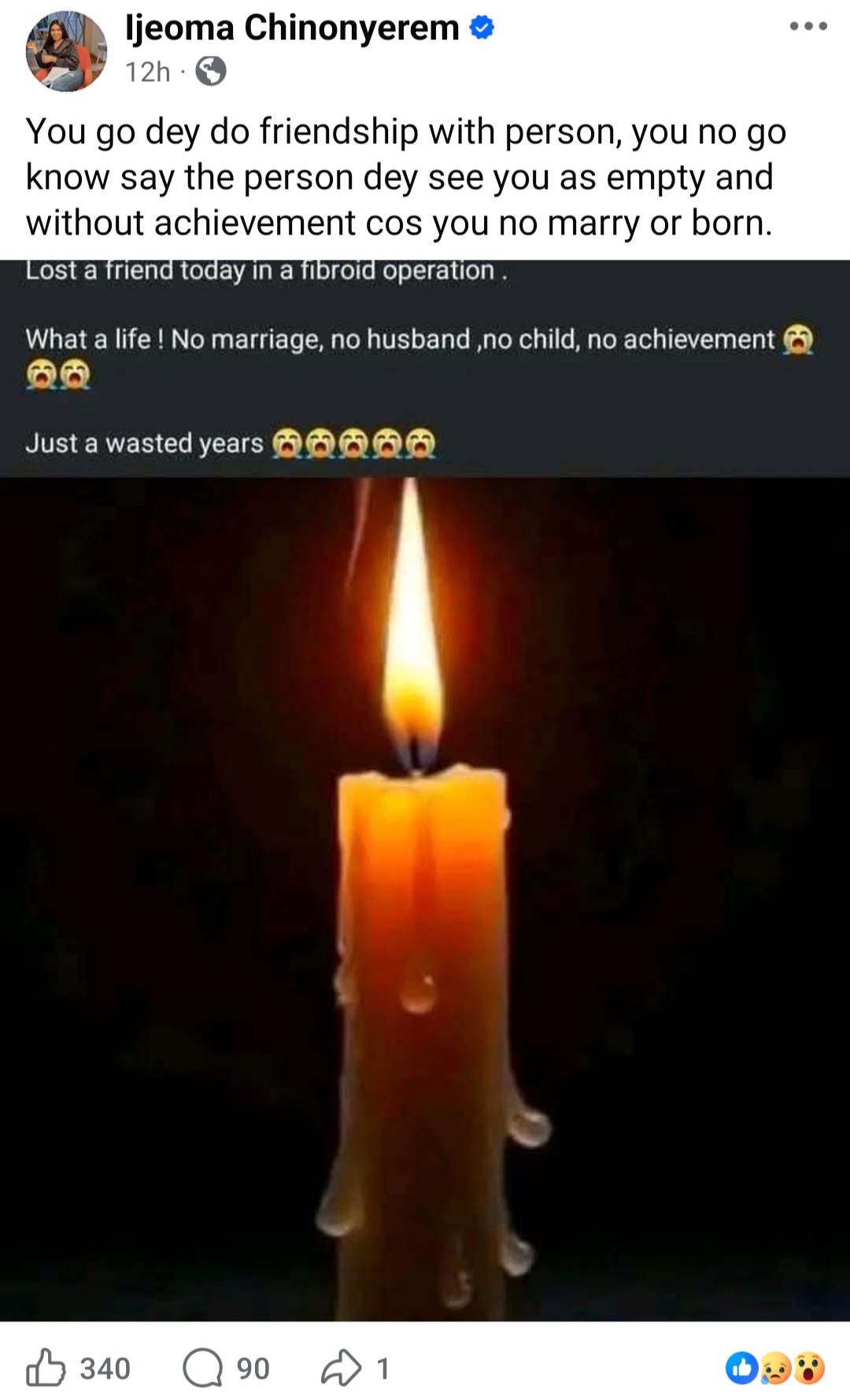 "With a friend like you, who needs enemies?" Woman slammed over insensitive post announcing the de@th of her "friend"