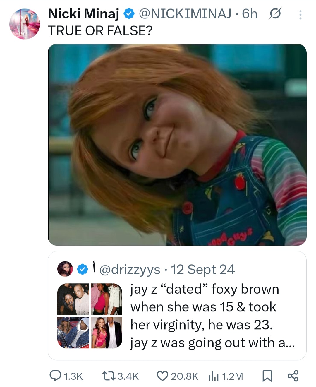 Nicki Minaj drags Jay-Z, Chrissy Teigen, and Lizzo