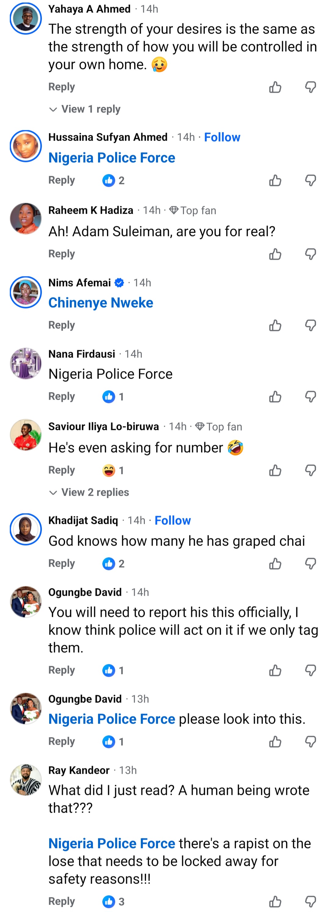 Nigerians call attention of police to corps member who said he can